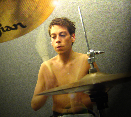 Jonny giving it some sticks