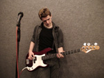 Photograph of Paul Muir on bass 2