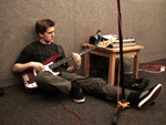 Photograph of Paul on the floor